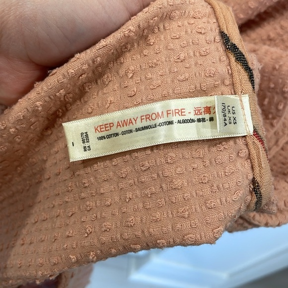 NWT Free People 100% Cotton Textured Shirt/Dress - Picture 11 of 16